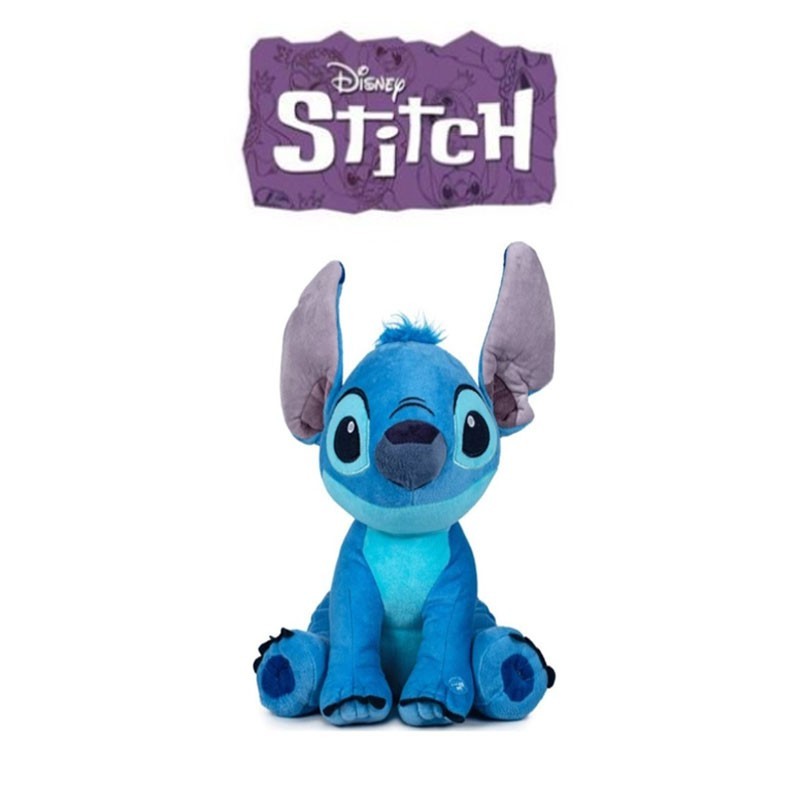 Peluche Disney Stitch Seduto con suono 35 cm