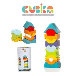 Cubica Torre Flessibile in Legno