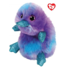 TY Peluche Ornitorinco Viola Occhi Glitter Zappy 24 cm