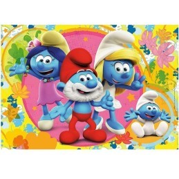 Super Color Puzzle The Smurfs 104 pcs