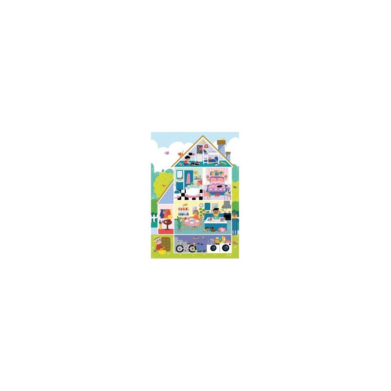 Super Color Puzzle Home Sweet Home 104 pcs Super Color Puzzle Home Sweet Home 104 pcs