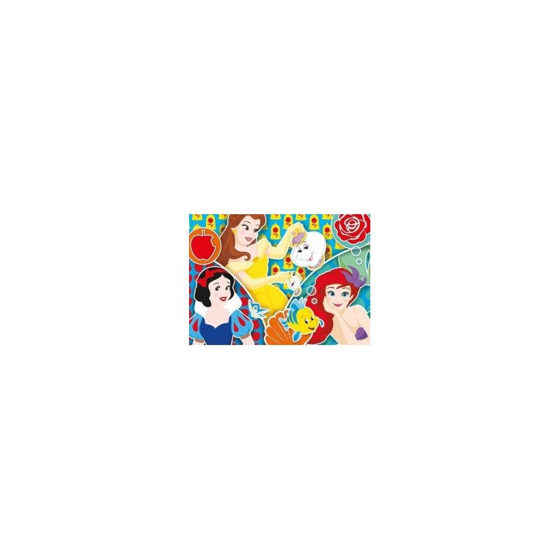 Super Color Puzzle Disney Princess 2x20 pcs Super Color Puzzle Disney Princess 2x20 pcs