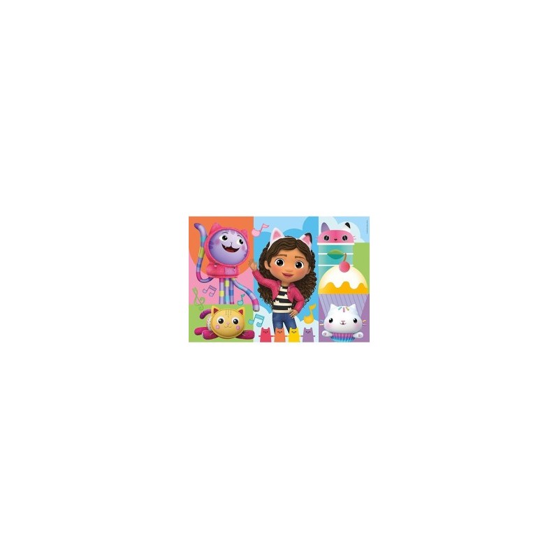 Super Color Puzzle Gabby's Dollhouse 2x60 pcs Super Color Puzzle Gabby's Dollhouse 2x60 pcs