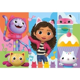 Super Color Puzzle Gabby's Dollhouse 2x60 pcs