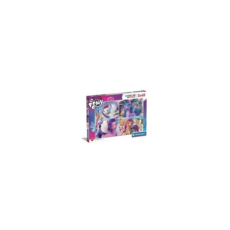 Super Color Puzzle My Little Pony 3x48 pcs Super Color Puzzle My Little Pony 3x48 pcs