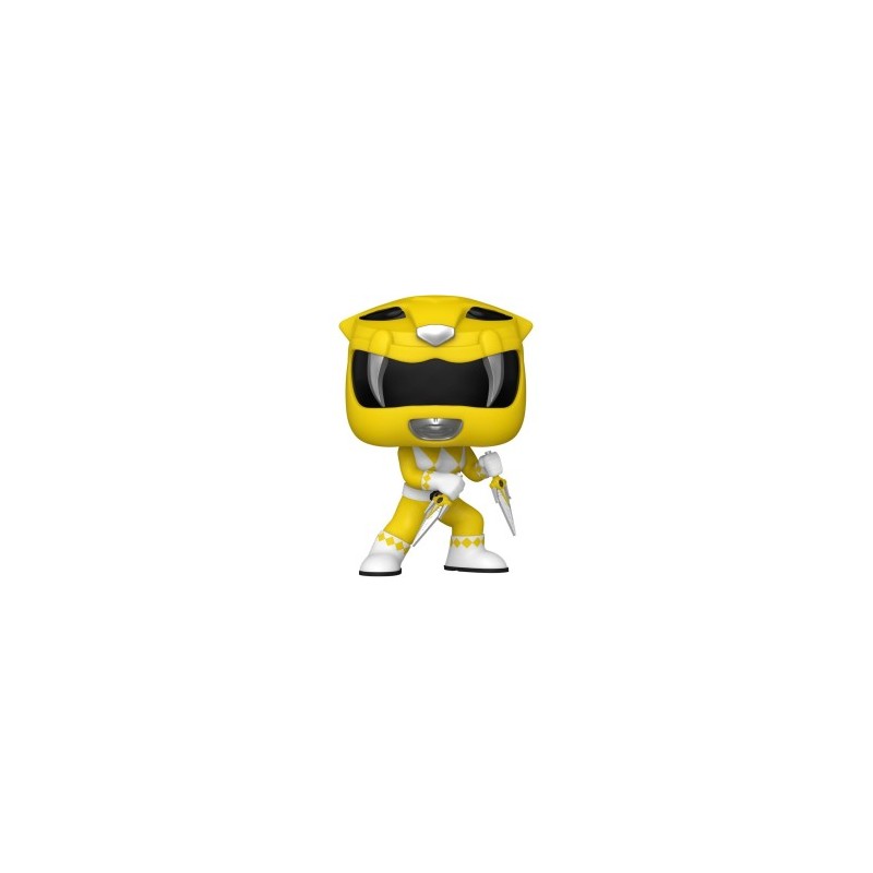 Funko Pop Power Rangers Yellow 1375 Funko Pop Power Rangers Yellow 1375