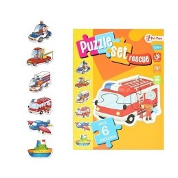Puzzle Set Farm Jungle Vehicle Fairy