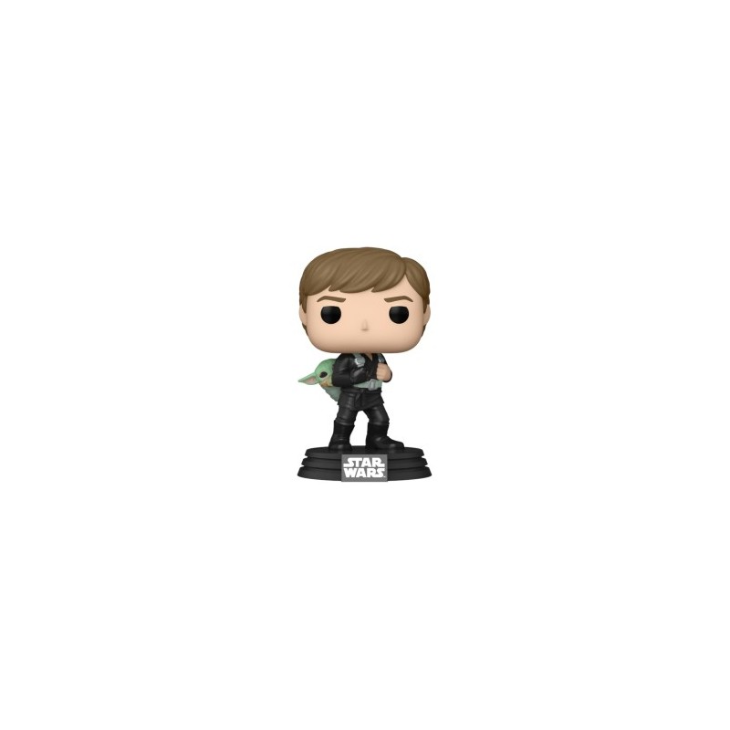 Funko Pop Star Wars Luke Skywalker & Grogu 583 Funko Pop Star Wars Luke Skywalker & Grogu 583