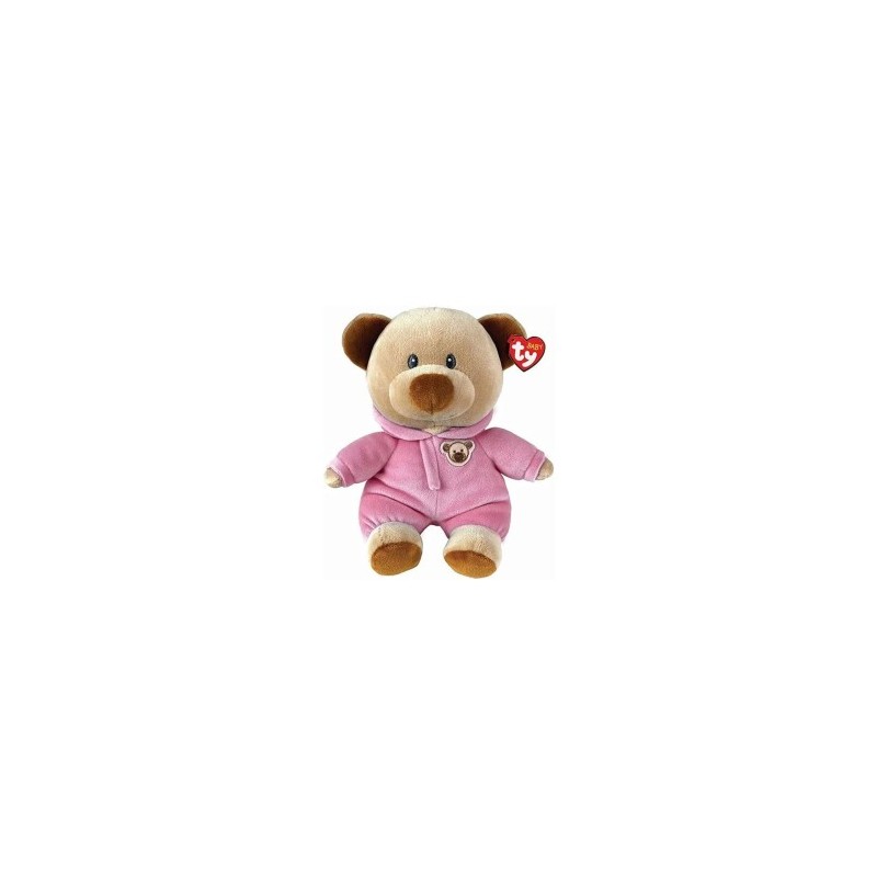 Ty Peluche PJ Bear Pink 28 CM Ty Peluche PJ Bear Pink 28 CM