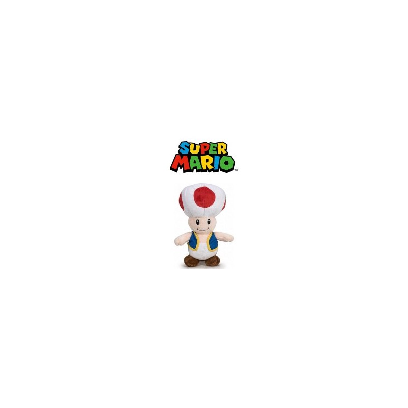 Peluche Super Mario Toad 25 cm Peluche Super Mario Toad 25 cm