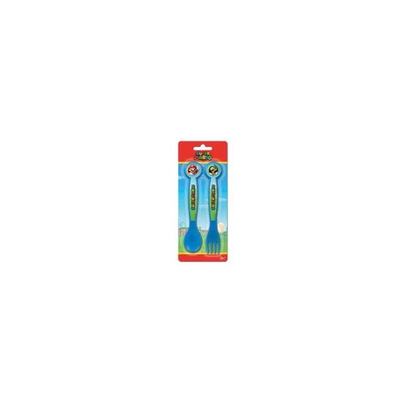 Super Mario Set 2 Posate in Polybag Super Mario Set 2 Posate in Polybag