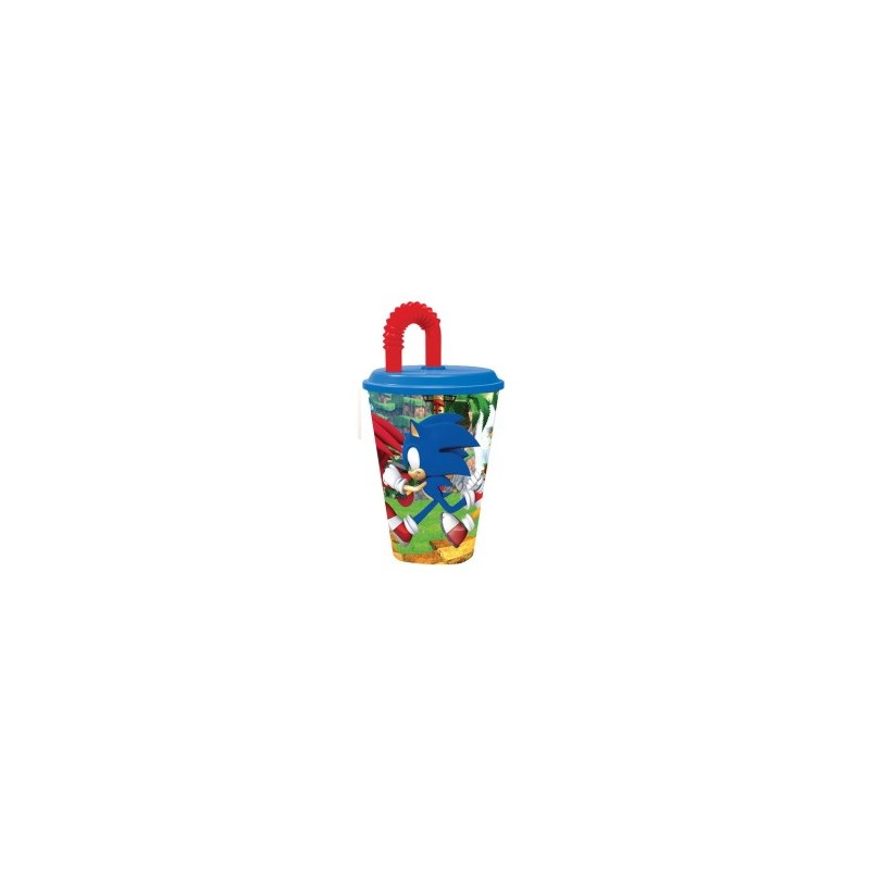 Sonic Bicchiere Con Cannuccia ml 430 Sonic Bicchiere Con Cannuccia ml 430