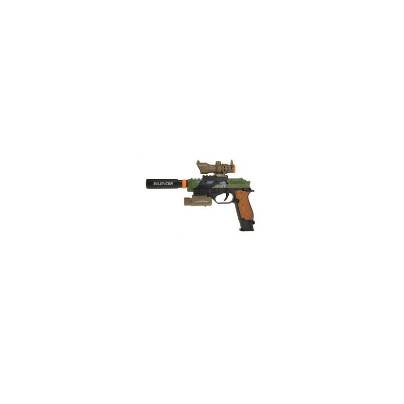 Alfafox Military Gun con Silenziatore e Torcia Alfafox Military Gun con Silenziatore e Torcia