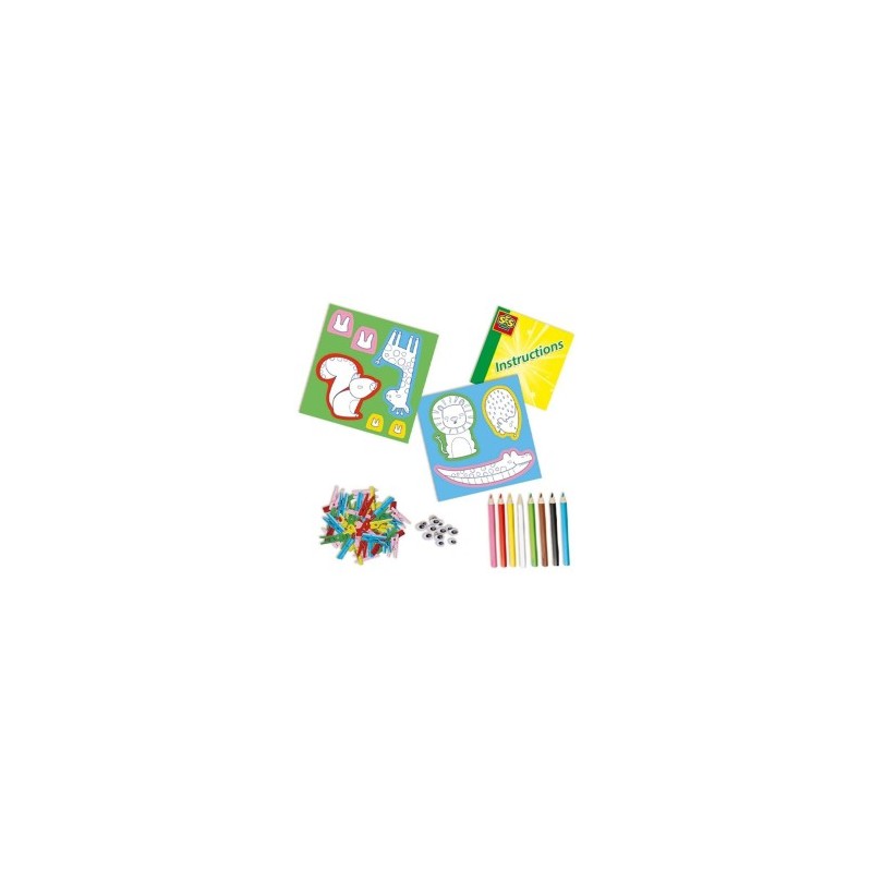 Ses Creative Set Mollette Animali Ses Creative Set Mollette Animali