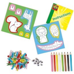 Ses Creative Set Mollette Animali