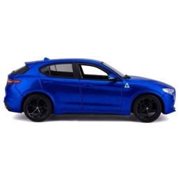 Burago Alfa Romeo Stelvio Blu scala 1/24