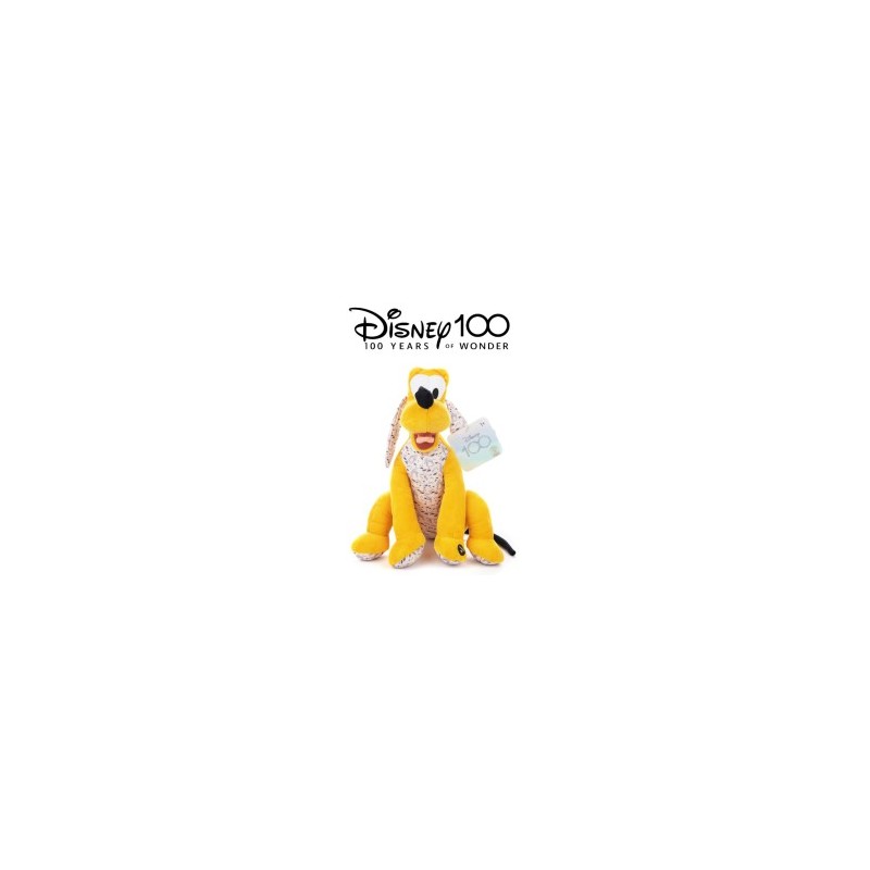Peluche Disney 100TH Pluto con Suono 30 Cm Peluche Disney 100TH Pluto con Suono 30 Cm