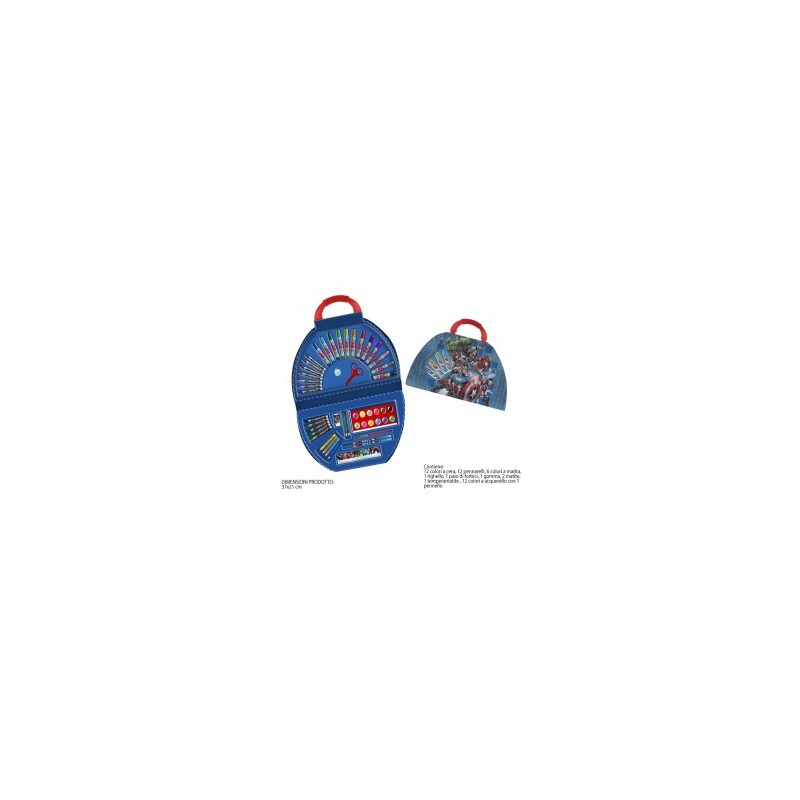 Avengers Valigetta Colori 51 pcs Avengers Valigetta Colori 51 pcs