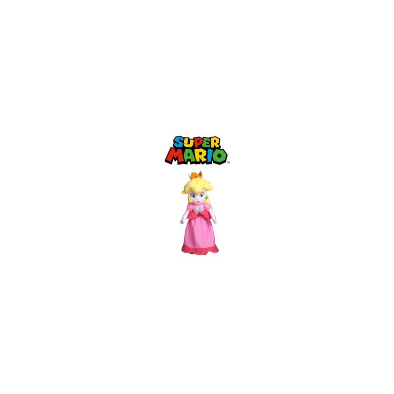 Peluche Super Mario Principessa Peach 36 cm