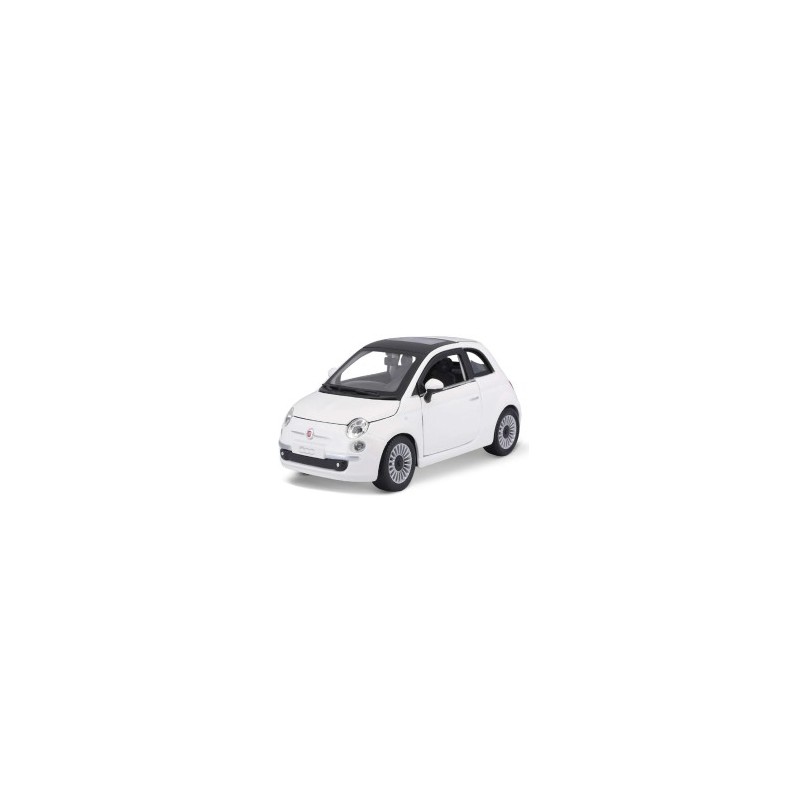 Burago Fiat 500E 2023 Bianca Scala 1/24