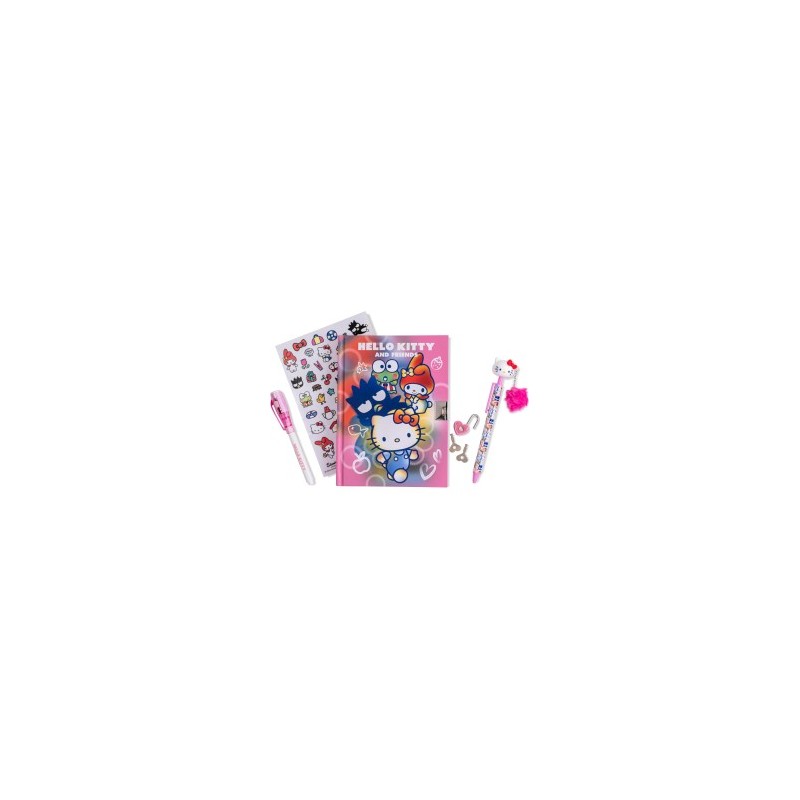 Hello Kitty Diario Magico con Penna Luminosa e Stickers