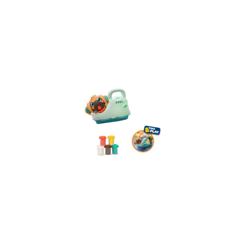 Sculpitidough Dog Carriere Playset