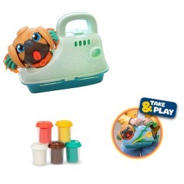 Sculpitidough Dog Carriere Playset