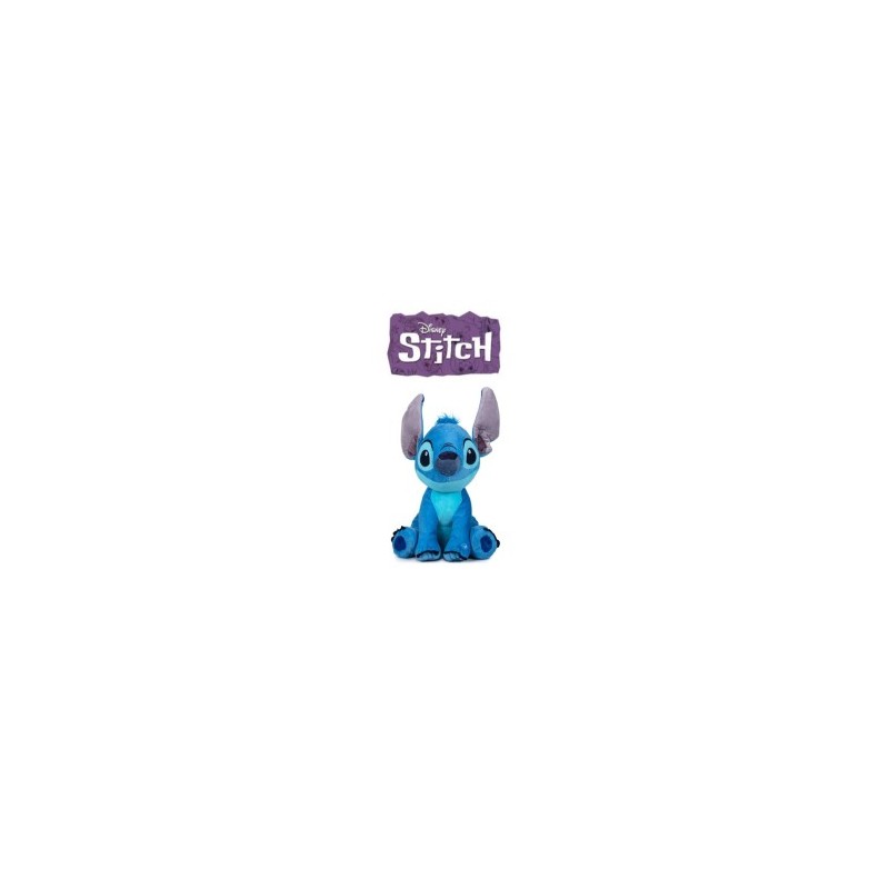 Peluche Disney Stitch Seduto con suono 35 cm