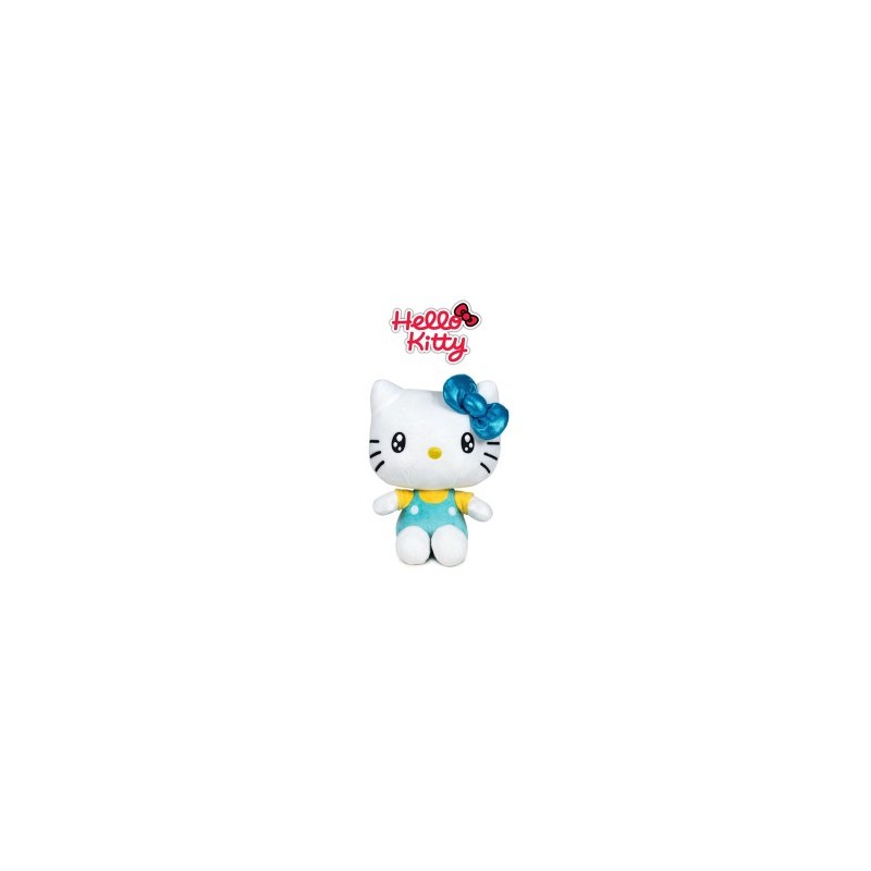 Peluche Hello Kitty 50TH Vestito Celeste 60 cm