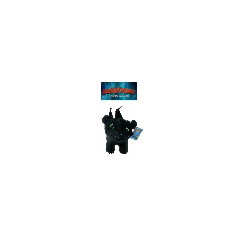 Peluche Dragon Trainer Nero 28 cm