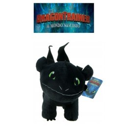 Peluche Dragon Trainer Nero 28 cm