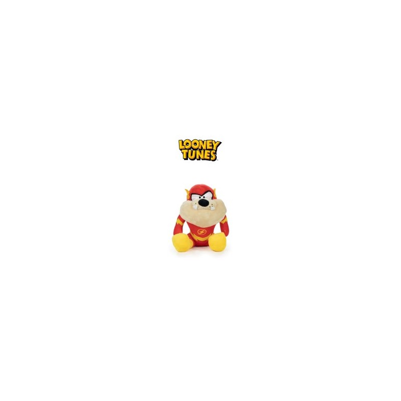 Peluche Looney Tunes 100TH Taz Superheroes 17 cm