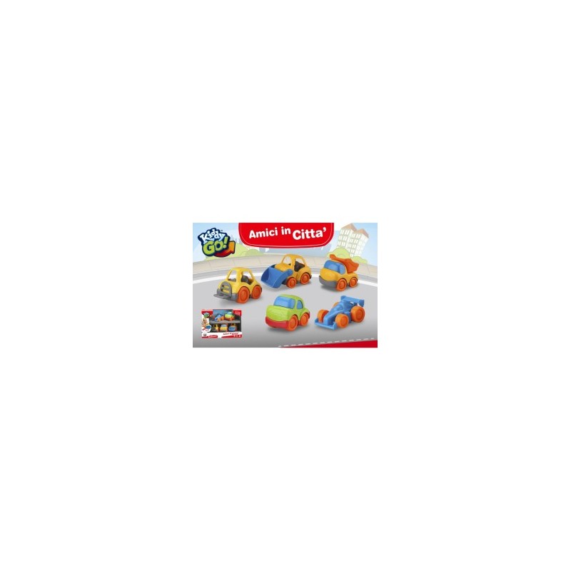 Kiddy Go Amici in Citta Set 5 Veicoli