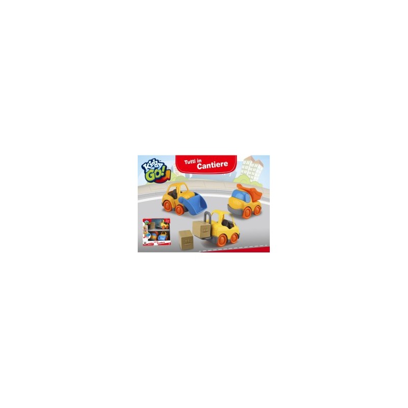 Kiddy Go Tutti in Cantiere Set 3 Mezzi