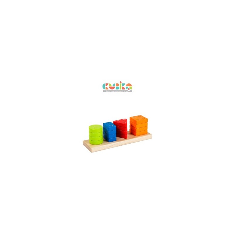 Cubika Impara le Forme Geometriche in Legno