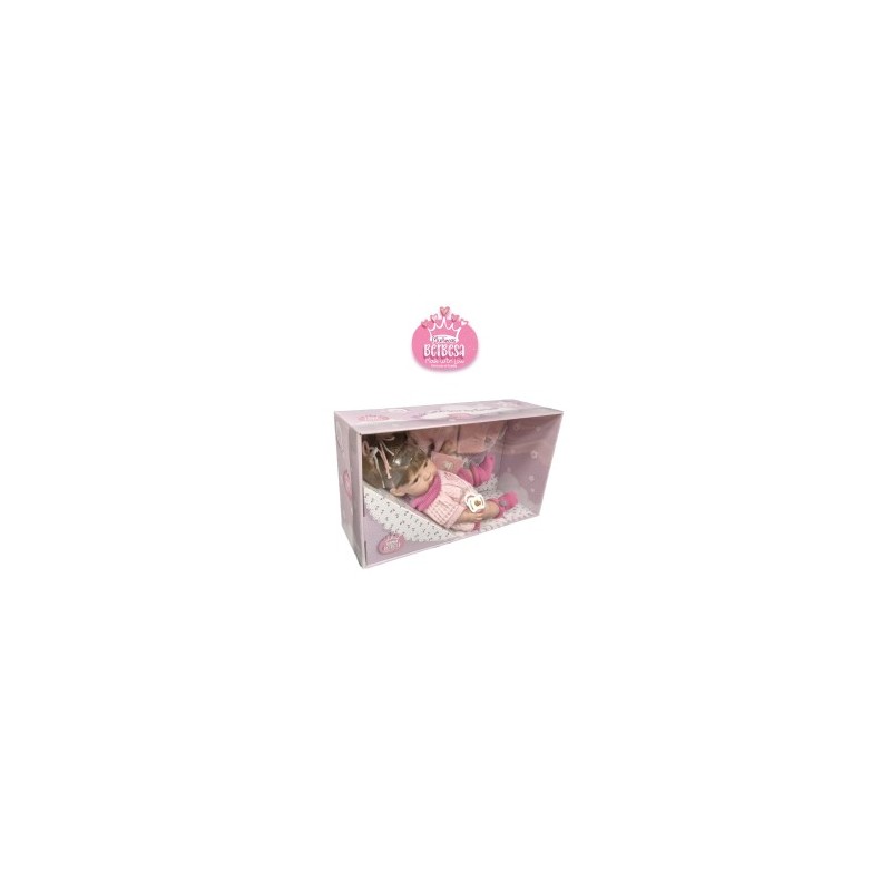 Berbesa Baby Coral Vestito e Giacca Rosa 34 cm