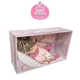 Berbesa Baby Coral Vestito e Giacca Rosa 34 cm