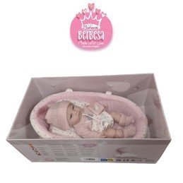 Berbesa Baby Coral con Capazo 30 cm
